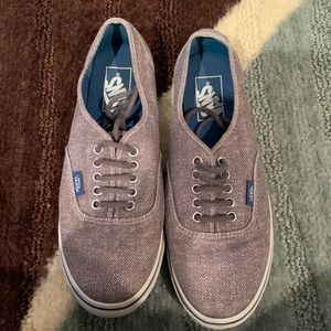 Women’s Vans; Size 8; brown and white pattern